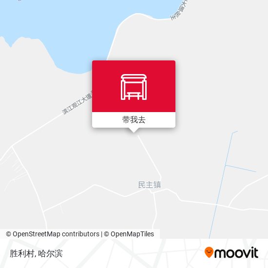 胜利村地图