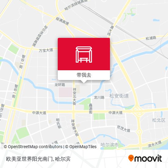 欧美亚世界阳光南门地图