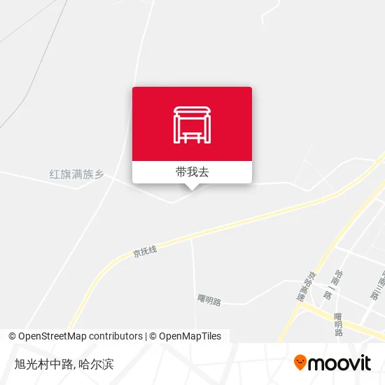 旭光村中路地图
