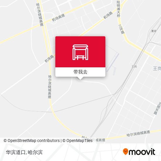 华滨道口地图