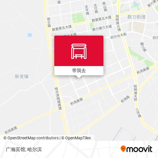 广瀚宾馆地图