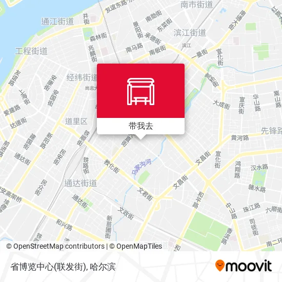 省博览中心(联发街)地图