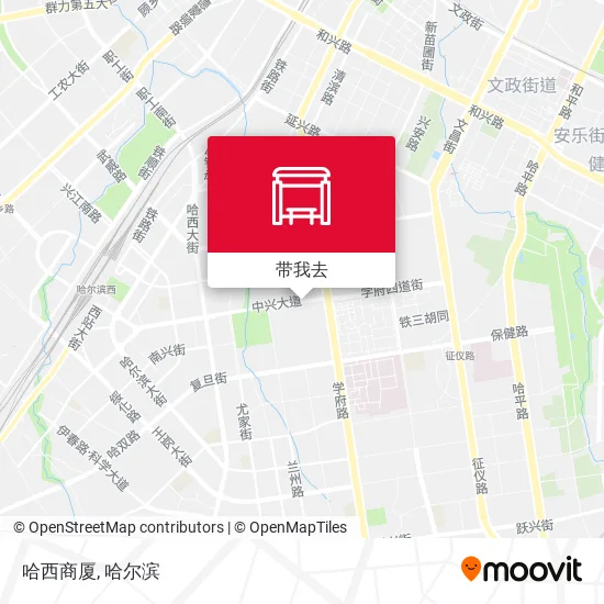 哈西商厦地图