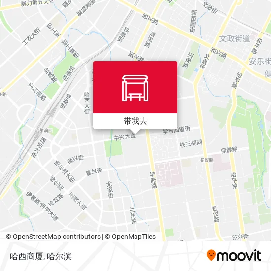 哈西商厦地图