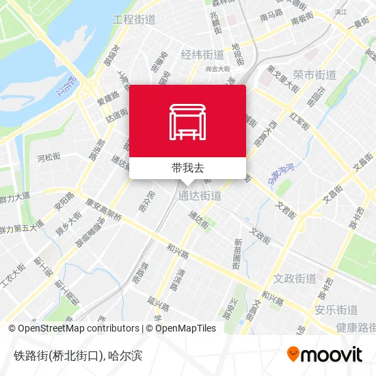 铁路街(桥北街口)地图