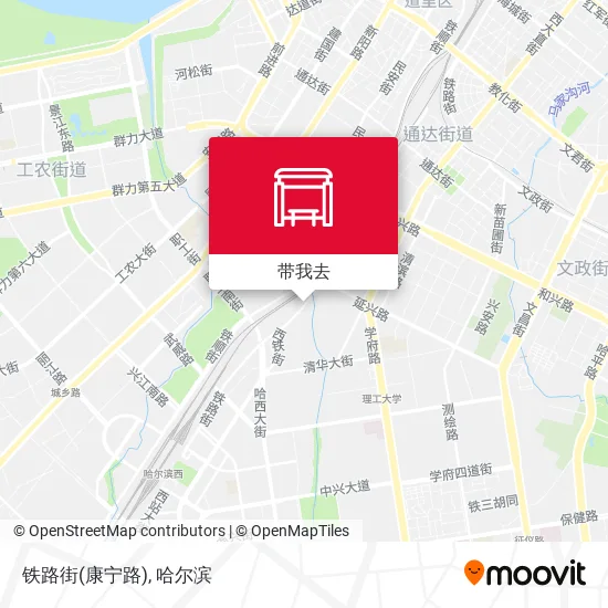 铁路街(康宁路)地图