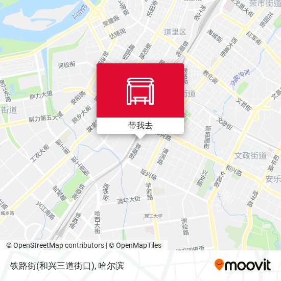 铁路街(和兴三道街口)地图