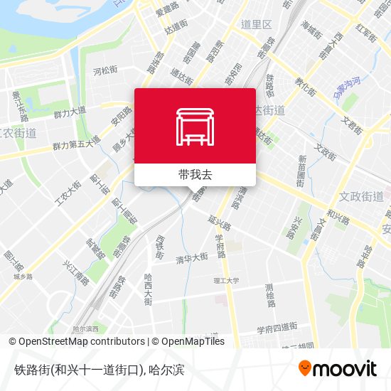 铁路街(和兴十一道街口)地图