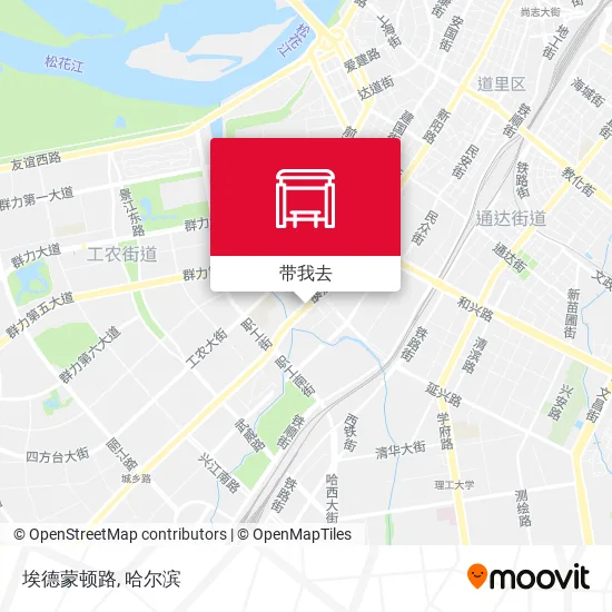埃德蒙顿路地图