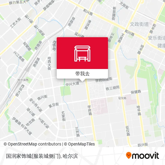国润家饰城(服装城侧门)地图