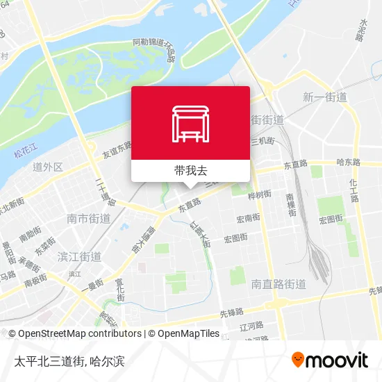 太平北三道街地图