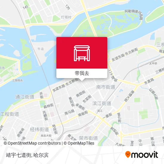 靖宇七道街地图