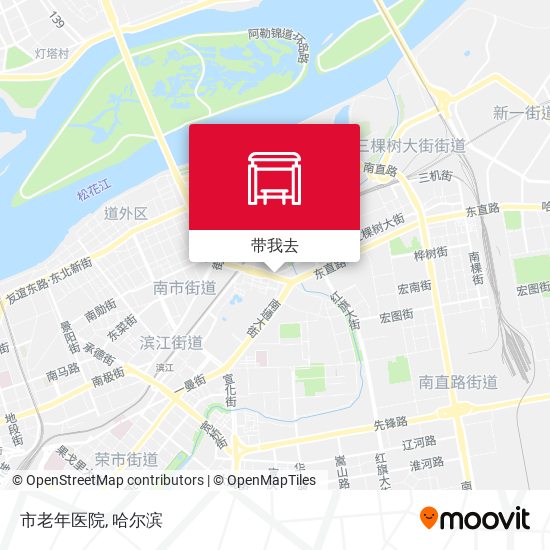 市老年医院地图