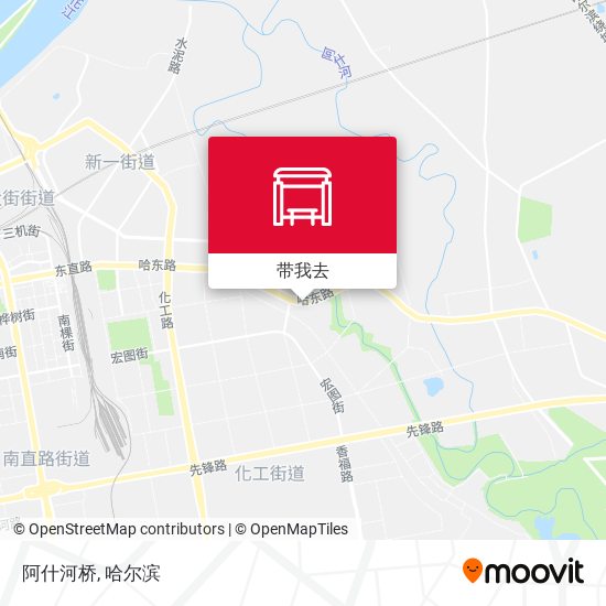 阿什河桥地图