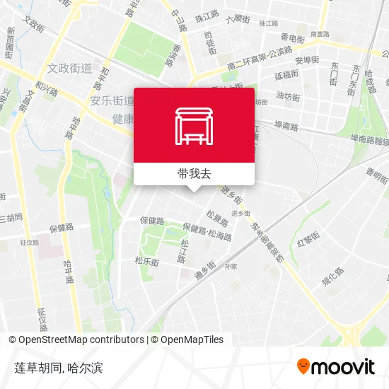 莲草胡同地图