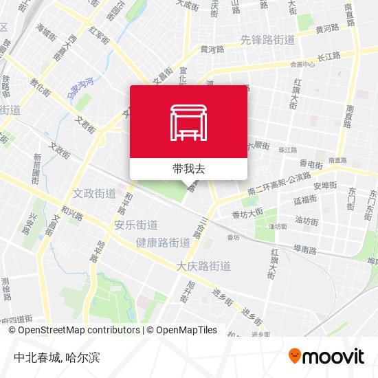 中北春城地图