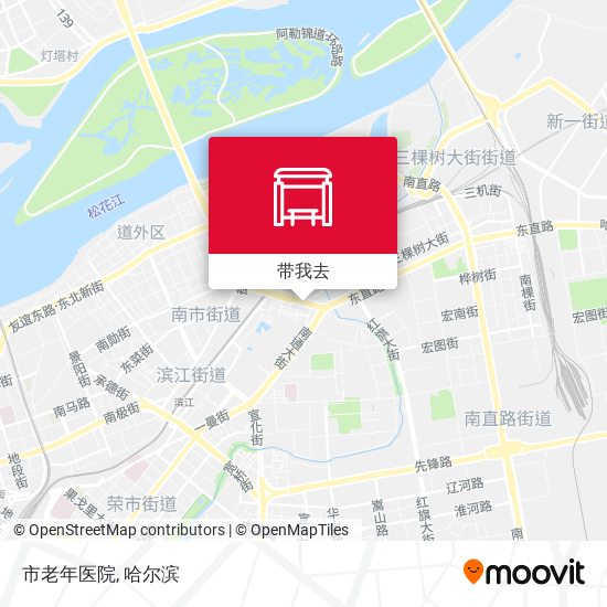 市老年医院地图