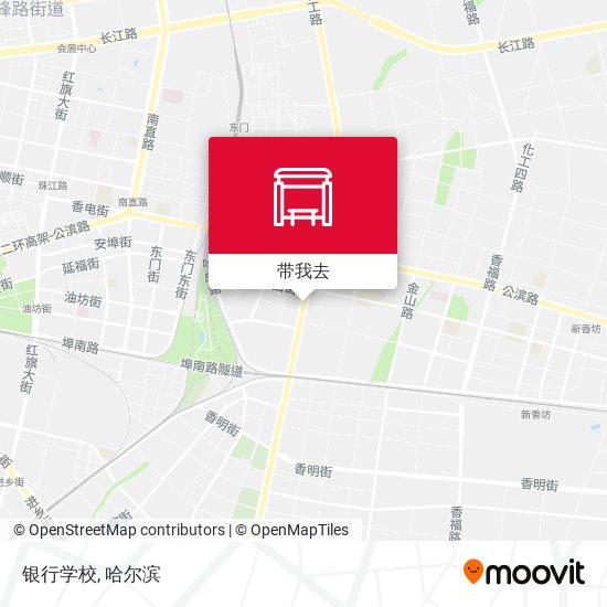 银行学校地图