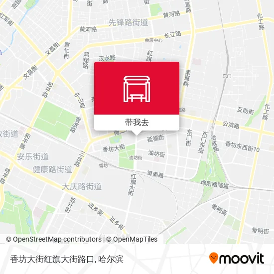 香坊大街红旗大街路口地图