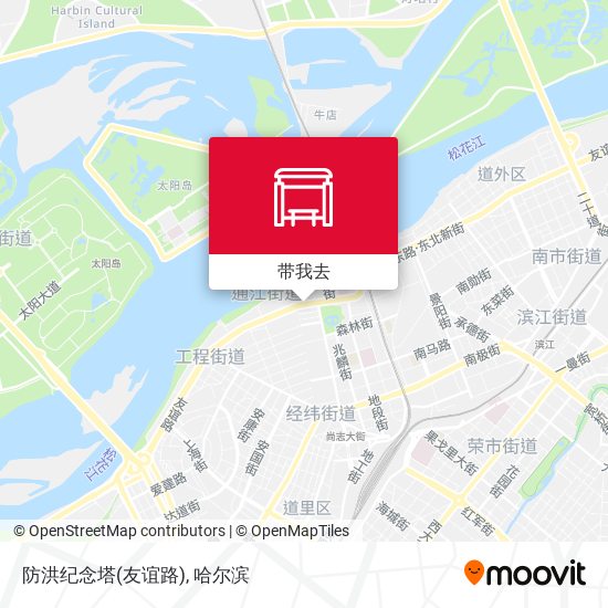 防洪纪念塔(友谊路)地图