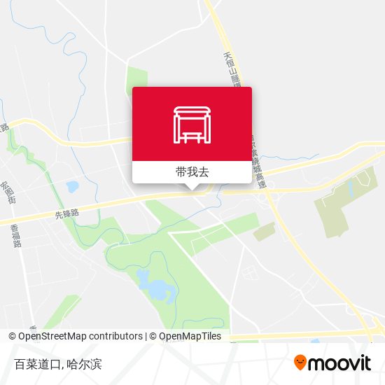 百菜道口地图