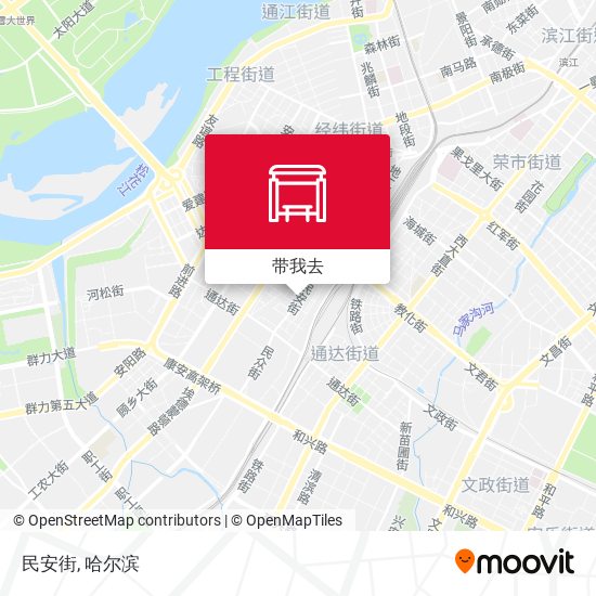 民安街地图