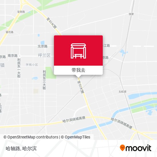 哈轴路地图