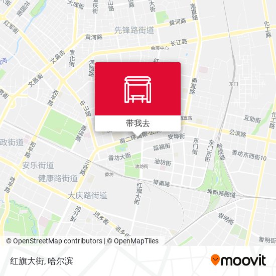 红旗大街地图