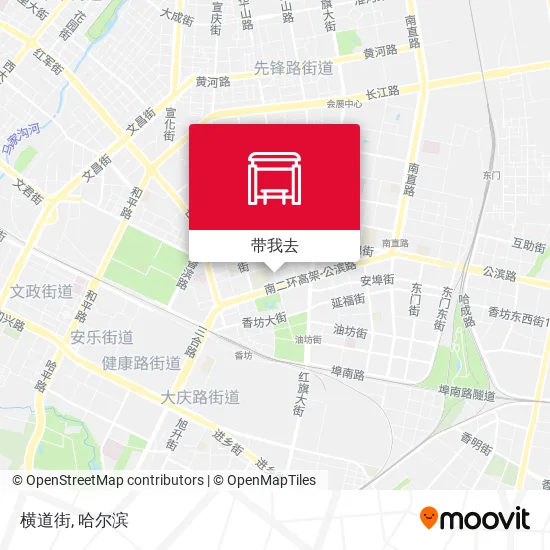横道街地图