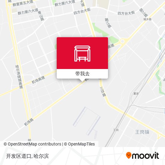 开发区道口地图