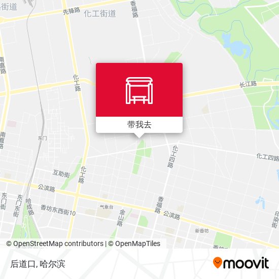 后道口地图