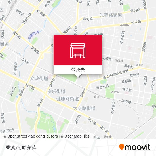 香滨路地图