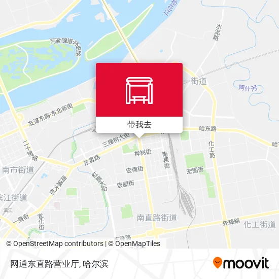 网通东直路营业厅地图