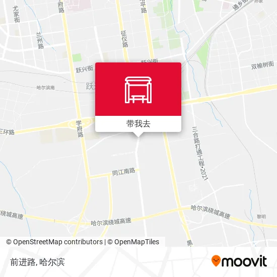 前进路地图