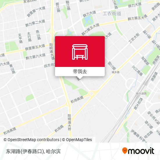 东湖路(伊春路口)地图