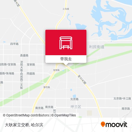 大耿家立交桥地图