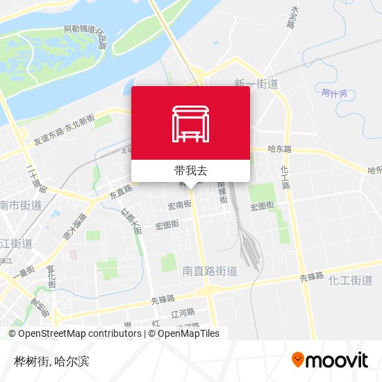 桦树街地图