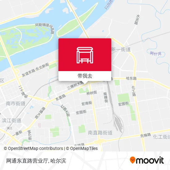 网通东直路营业厅地图