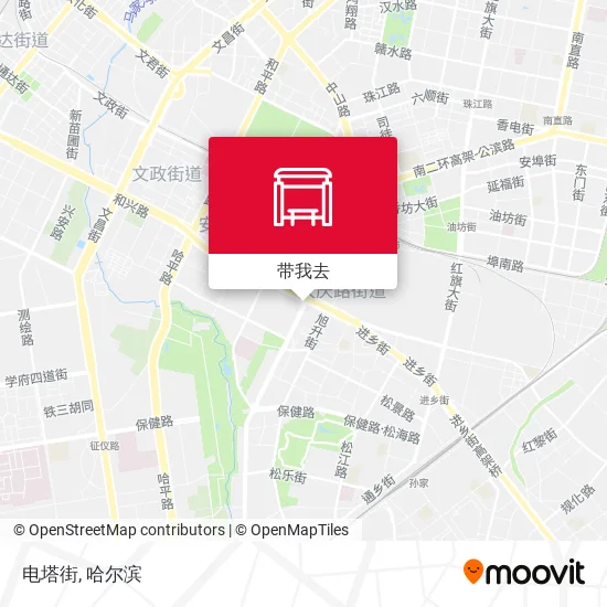 电塔街地图