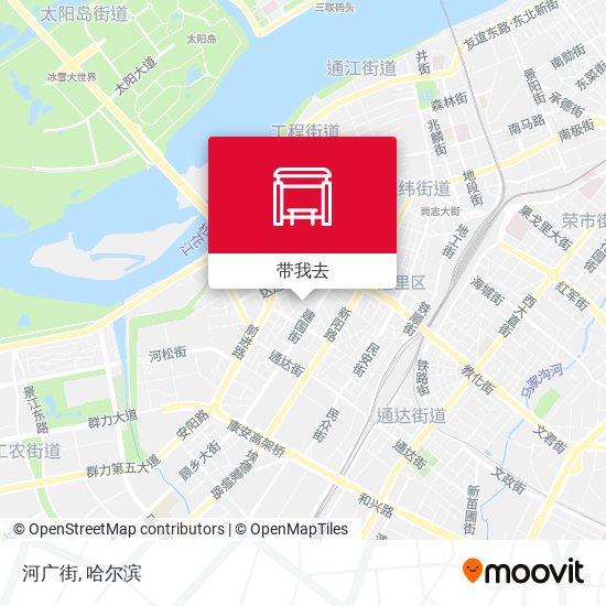 河广街地图