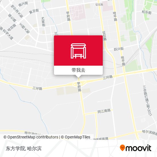 东方学院地图