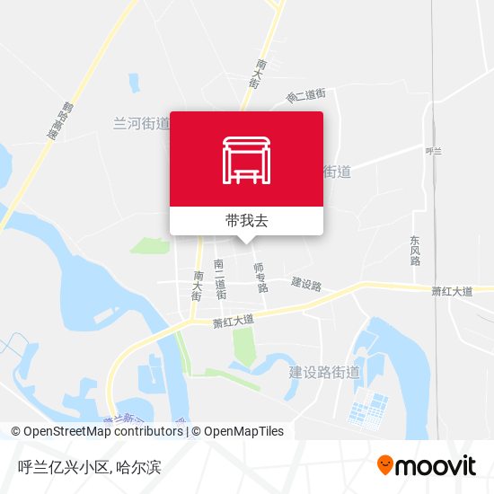 呼兰亿兴小区地图