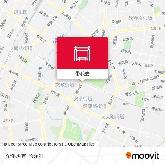 华侨名苑地图