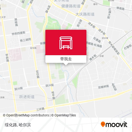 绥化路地图