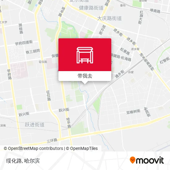绥化路地图