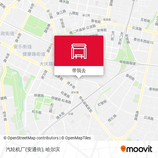 汽轮机厂(安通街)地图