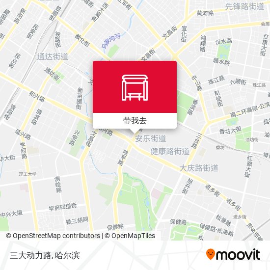 三大动力路地图