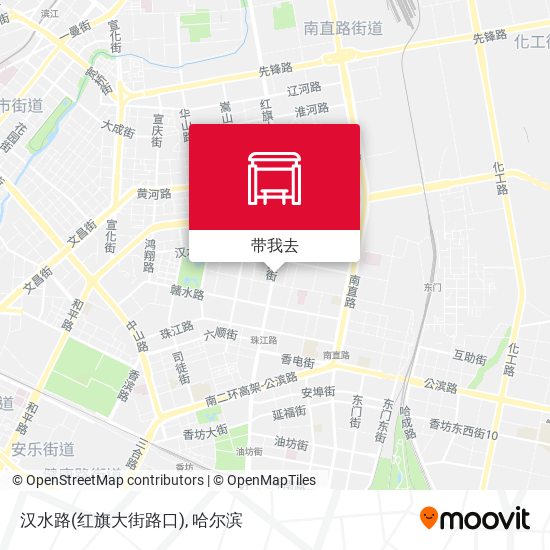 汉水路(红旗大街路口)地图