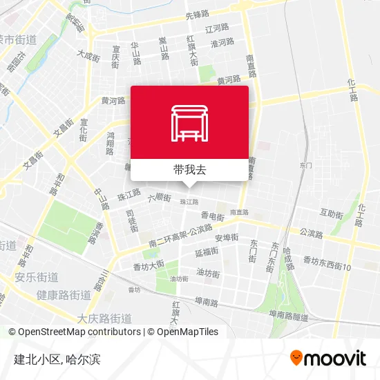 建北小区地图
