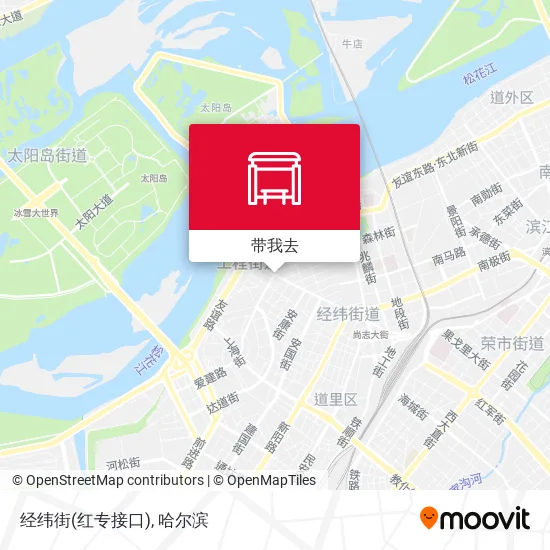 经纬街(红专接口)地图